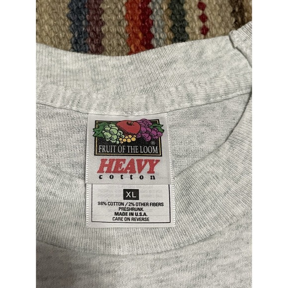 Vintage 90s Route 66 Retro Airplane T-Shirt XL 1992 Map Rt 66 Grey‎ - Picture 5 of 7